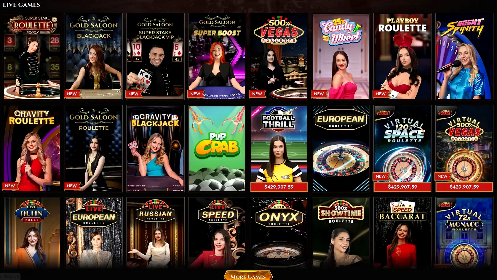 Snatch Casino interfaccia di gioco e bonus disponibili